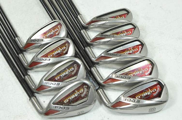 Callaway Diablo Edge 4-PW,AW,SW Iron Set Right Senior Flex 65g Graphite #179638