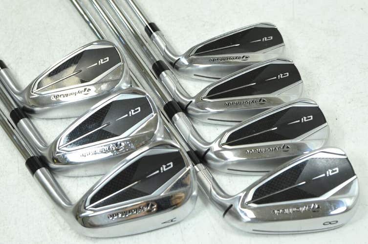 TaylorMade Qi 5-PW,AW Iron Set Right Stiff Flex KBS MAX MT Steel # 179717