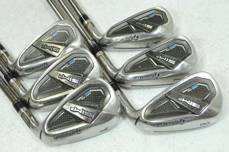 TaylorMade SIM2 Max OS 6-PW,AW Iron Set RH Senior Flex Recoil Graphite #179652