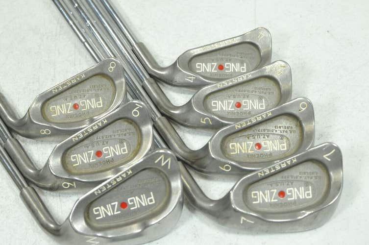 Ping Zing 4-W Iron Set Red Dot Right Stiff Flex KT-M Steel # 179756