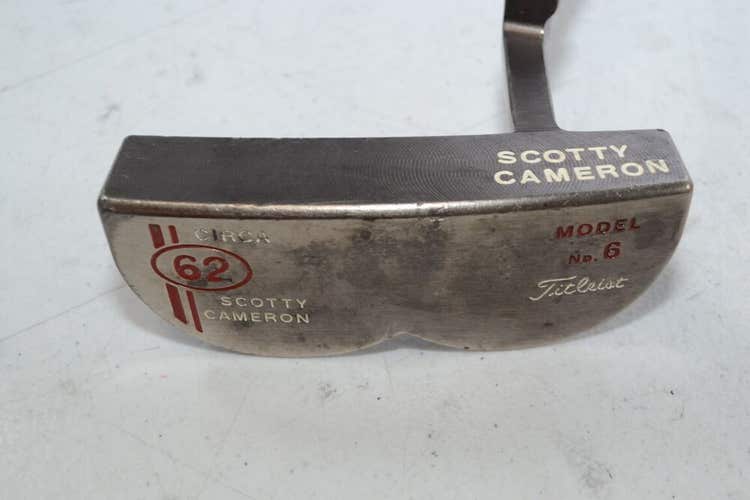 Titleist 2008 Scotty Cameron Circa 62 Charcoal Mist No. 6 35" Putter RH #175540