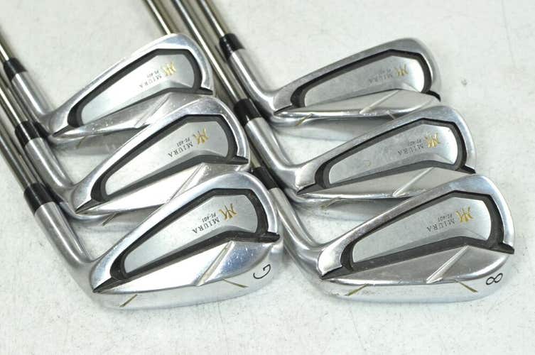 Miura PI-401 6-PW,GW Iron Set Right Regular Flex Recoil ESX F3 Graphite # 179732