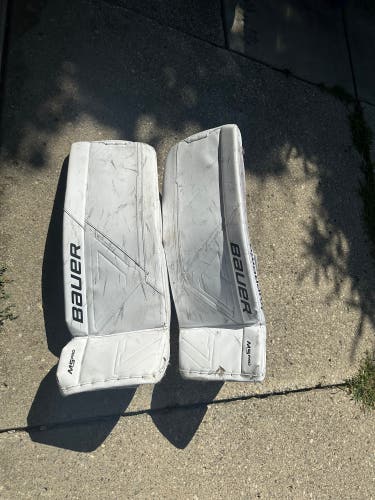 Used  Bauer  Goalie Leg Pads