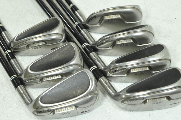 Cleveland 588 Altitude 4-PW Iron Set RH Regular Flex ActionLite Graphite #179734