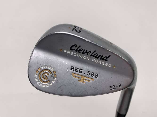 Cleveland 588 Satin 2012 Gap Wedge GW 52* 8  Tour Concept Wedge Steel Mens RH