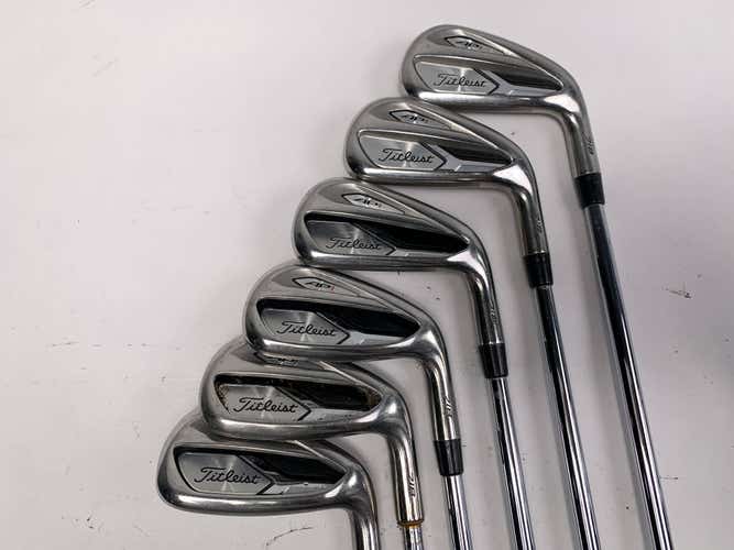 Titleist 718 AP1 Iron Set 4-PW (No 7) True Temper AMT Red S300 Stiff Steel RH