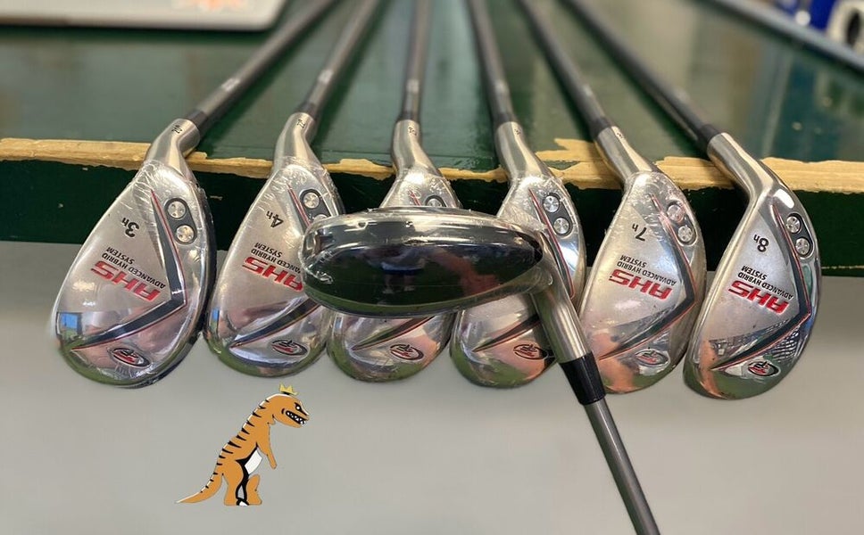 Mint RH Top Flite AHS Iron Set 3-P Graphite Regular Flex *No 9 Iron