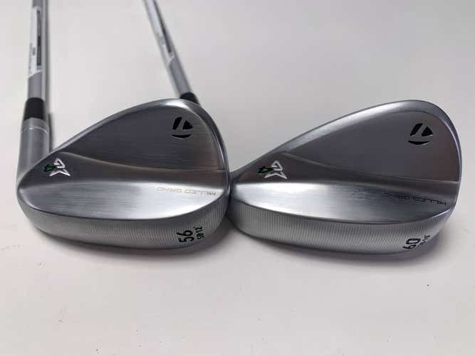 TaylorMade Milled Grind 4 Chrome Wedge Set 56* 12 | 60* 10 Wedge RH