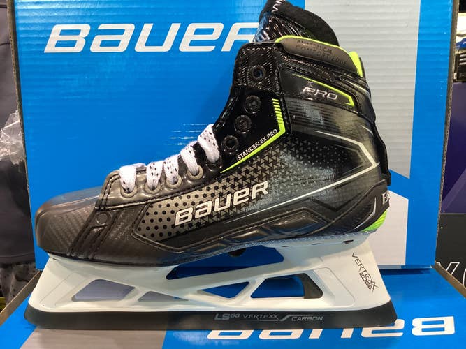 New Senior Bauer Pro Hockey Goalie Skates 8