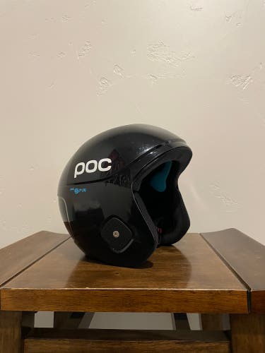 Used Small POC Skull Orbic X Spin Helmet FIS Legal