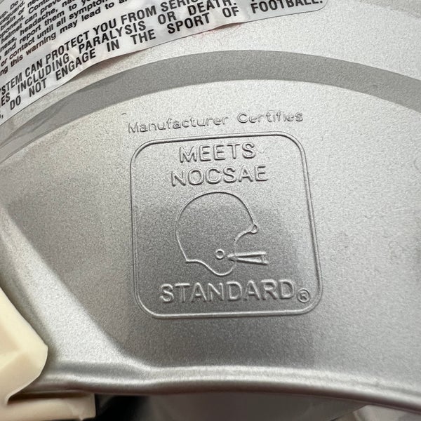 Schutt Vengeance Silver/White Football Helmet Adult Small Like New ...
