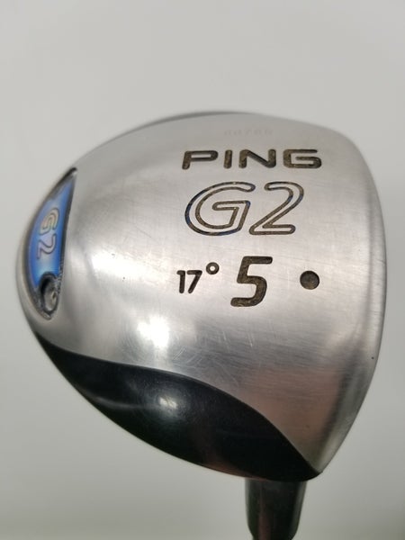 2003 PING G2 5 WOOD 17* SOFT REGULAR PING TFC 100 43.5" FAIR