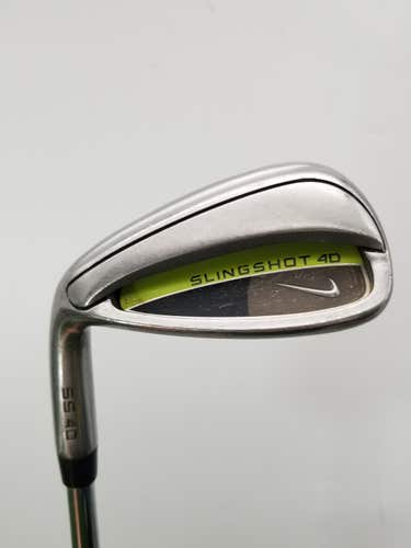 LEFTY 2007 NIKE SLINGSHOT 4D PITCHING WEDGE STIFF STEEL SHAFT 36" GOOD