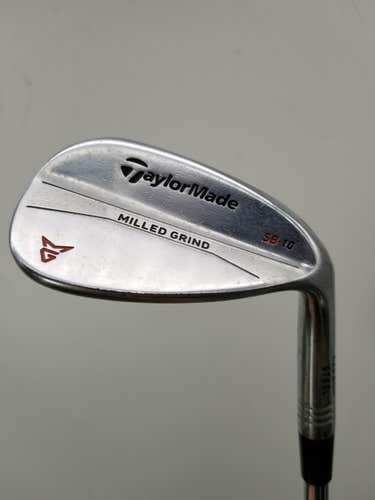 2017 TAYLORMADE MILLED GRIND SATIN CHROME WEDGE 60/10 REGULAR NIPPON NS PRO GOOD