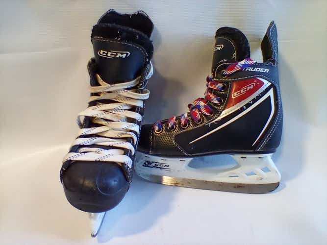 Used Ccm Youth 12.0 Ice Hockey Skates