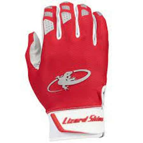 Lizard Skin Komodo Batting Glove Adult Red Xl