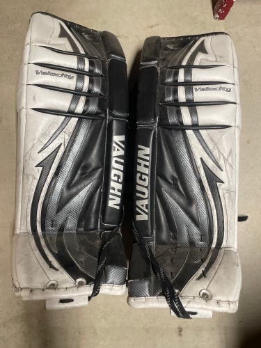 Used  Vaughn Velocity V4 Goalie Leg Pads