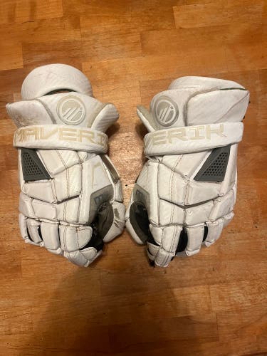 Used  Maverik 13" M5 Lacrosse Gloves