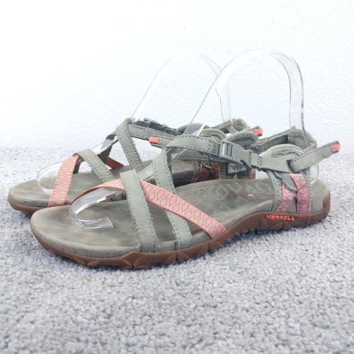 Merrell Terran Lattice II Womens 7 Sandals Slingback Hiking Beach Shoes