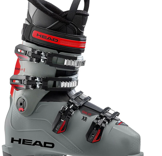 NEW 2025 Head HEAD EDGE LYT XR R HV GRAY / RED Ski Boots Mens 30/ 30.5 mondo  EDGE LYT