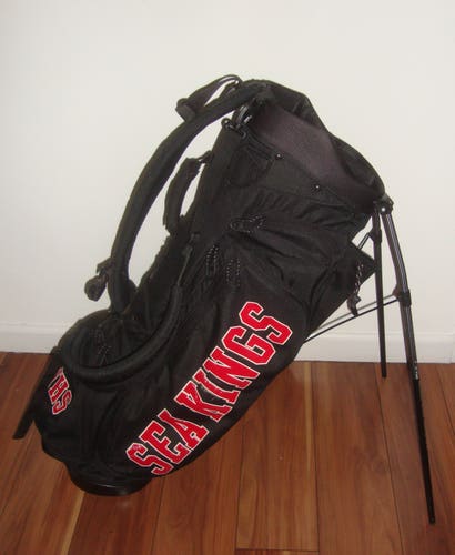 Ping Hoofer Vantage 5 Way Divider Golf Stand Bag Black PVHS Sea Kings Logo