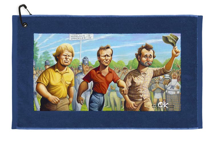 NEW Devant Caddyshack Collection "Carl Spackler" Golf Towel