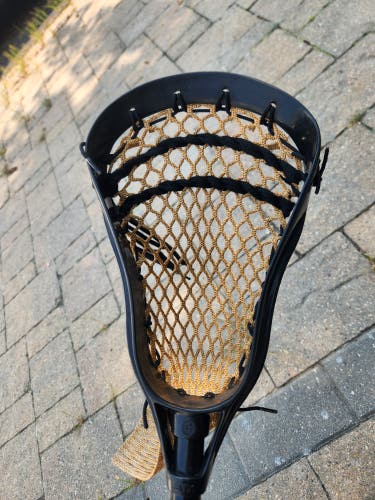 Used Attack & Midfield STX Strung Rare Golden Hi-Wall Head