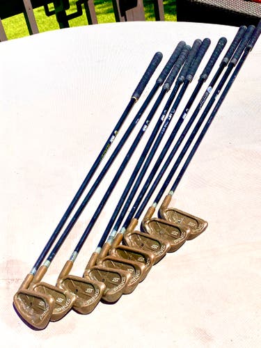 Used Right Hand Iron Set Regular Flex 9 Pieces Graphite Shaft