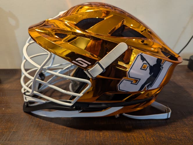 Used Orange Chrome Cascade S Helmet
