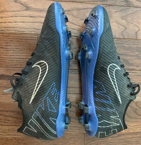 Black Used Size 8.5 (Women's 10) Unisex Nike Mercurial Vapor 15 Cleats