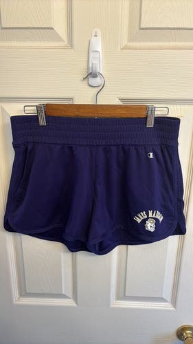 Women’s  JMU Purple Athletic Shorts w/Pockets - Large