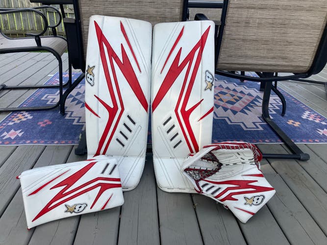 Used 29" Brian's Optik 2 Regular Goalie Full Set