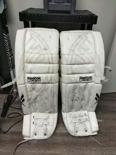 Used 34" Reebok Larceny Goalie Leg Pads