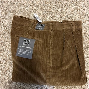 JoS Bank colorfast corduroys size 34x30 brand new