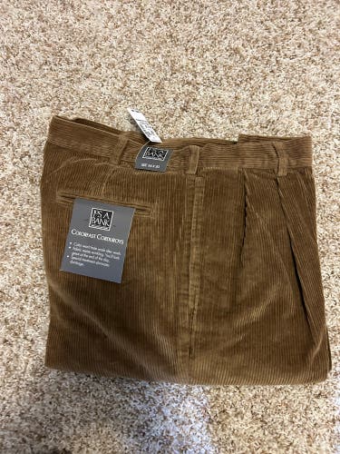 JoS Bank colorfast corduroys size 34x30 brand new