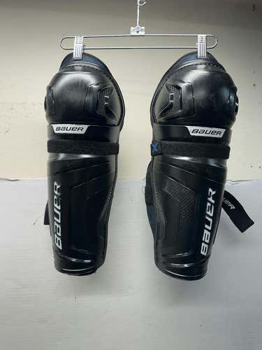 Used Bauer X Shinguards 13" Hockey Shin Guards