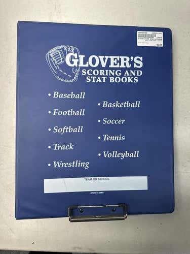 Used Score Book W Binder Baseball And Softball - Accessories