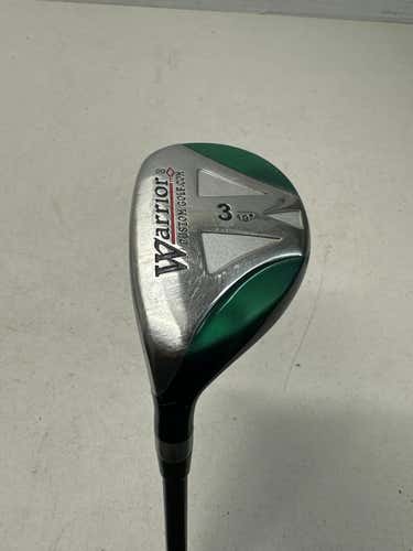 Used Warrior Custom Golf 3 Hybrid Regular Flex Graphite Shaft Hybrid Clubs