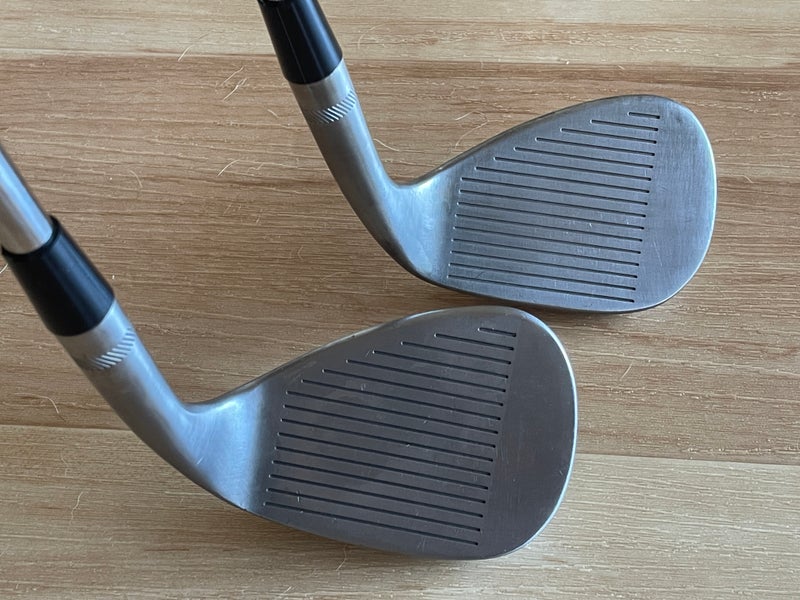Used Men's Titleist Vokey Left Hand Wedges 52° & 56°, Wedge Flex Steel Shaft