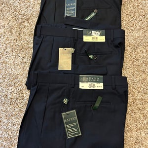 Ralph Lauren Dress Pants (size 33x30) Brand New (3 Pairs)