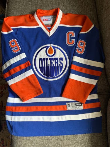 CCM Vintage Oilers Gretzky Jersey Youth L/XL