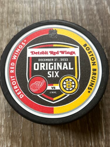 ORIGINAL SIX DETROIT RED WINGS VS BOSTON BRUINS 12/31/2023