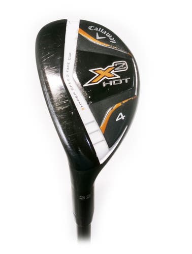 LH Callaway X2 Hot 22* 4 Hybrid/Rescue Graphite Callaway X2 Hot 55g Senior Flex