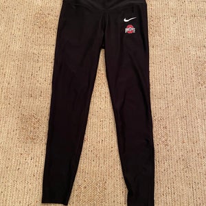 Black Nike Ohio State Buckeyes Women's Dri-Fit Leggings M