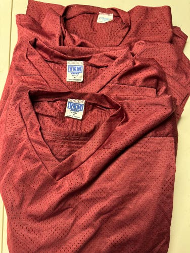 Adult Medium Maroon Practice Hockey Jersey