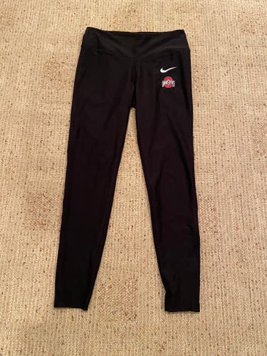 Black Nike Ohio State Buckeyes Women's Dri-Fit Leggings M