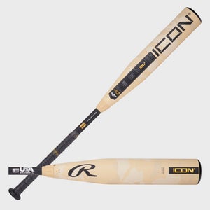 New Rawlings Icon USABat Certified Bat (-10) Composite 17 oz 27"