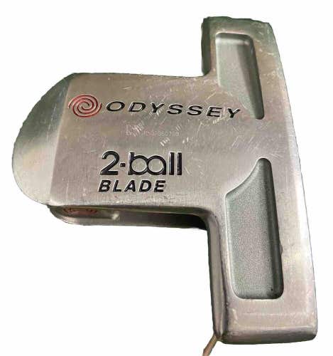 Odyssey White Hot 2-Ball Blade Putter 32 Inches RH Steel W/Label & Scotty Grip