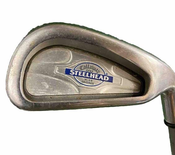 Callaway Steelhead X-14 5 Iron Men's RH Regular Graphite 38 Inches New Grip