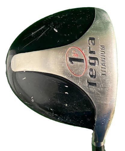 Tegra Golf Titanium Driver 8* TT EI-70 RH Men's Stiff Graphite 45" Nice Grip